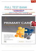       FULL TEST BANK For Primary Care&colon; Interprofessional Collaborative Practice 7th Edition by Terry Mahan Buttaro PhD Latest Update Graded A&plus;     