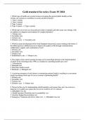 Gold standard for nclex Exam 19 2024