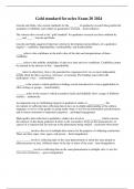 Gold standard for nclex Exam 20 2024