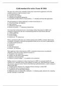 Gold standard for nclex Exam 18 2024