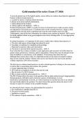 Gold standard for nclex Exam 17 2024