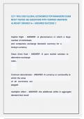 C211 WGU 2025 GLOBAL ECONOMICS FOR MANAGERS EXAM  MOST TESTED 450 QUESTIONS WITH VERIFIED ANSWERS  ALREADY GRADED A&plus; &vert; ASSURED SUCCESS &excl;&excl;