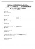 RELIAS DYSRHYTHMIA BASIC A CLINICAL ASSESSMENT 2024 QUESTIONS & ACCURATE