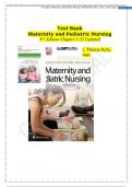 Test Bank for Maternity and Pediatric Nursing&comma; 5th Edition&period; by Susan Ricci&comma; Terri Kyle&comma; Susan Carman&period; All Chapters Covered&vert; 100&percnt; verified Answers&vert; Latest Edition 2025&vert; ISBN-