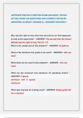 JEPPESEN PRE-SOLO WRITTEN EXAM 2025 MOST TESTED  ACTUAL EXAM 120 QUESTIONS AND CORRECT DETAILED  ANSWERS&rpar; &vert;ALREADY GRADED A&plus;&vert; ASSURED SUCCESS &excl;&excl;