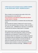 LETRS Volume 2 Unit 5-8 Posttest Answers ALREADY GRADED  A&plus; 2025 UPDATE MOST TESTED &vert; ASSURED SUCCESS &excl;&excl;