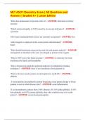 MLT ASCP Chemistry Exam &vert; All Questions and  Answers &vert; Graded A&plus; &vert; Latest Edition