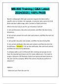 MB-800 Training &vert; Q&A Latest 2024&sol;2025 &vert; 100&percnt; PASS