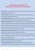 PSW Final Exam study setNACC&colon;240 Questions and Correct Answers 100&percnt; Latest Updated