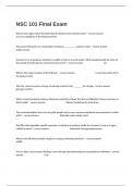 NSC 101 Final Exam With Actual Questions And Answers Well Elaborated&period;