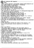 ICC CALIFORNIA UST INSPECTOR EXAM QUESTIONS PERFECTLY SOLVED