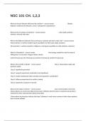 NSC 101 CH&period; 1&comma;2&comma;3 Comprehensive Exam  Prep Questions And Detailed Answers&period;
