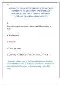 AHIMA CCA EXAM 2 NEWEST 2025 ACTUAL EXAM  COMPLETE 100 QUESTIONS AND CORRECT  DETAILED ANSWERS &lpar;VERIFIED ANSWERS&rpar; &vert;ALREADY GRADED A&plus;&vert;&vert;BRAND NEW&excl;&excl;