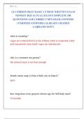LE CORDON BLEU BASIC CUISINE WRITTEN EXAM  NEWEST 2025 ACTUAL EXAM COMPLETE 180  QUESTIONS AND CORRECT DETAILED ANSWERS  &lpar;VERIFIED ANSWERS&rpar; &vert;ALREADY GRADED  A&plus;&vert;&vert;BRAND NEW&excl;&excl;