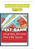 Test Bank&colon; Journey Across The Life Span&colon; Human Development and Health Promotion&comma;  6th Edition Polan  Chapters 1 - 14        