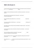 NSC 101 Exam 3 Actual Questions And Answers Success Guaranteed&period; 