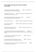 BLUE PRISM EXAM 2025 WITH 100&percnt; ACCURATE SOLUTIONS