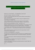 RAD117 Test 4 Questions And Answers 100&percnt; Guaranteed Pass