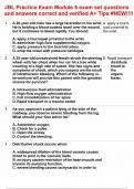 JBL Practice Exam Module 5 exam set questions and answers correct and verified A&plus; Tips &num;NEW&excl;&excl;&excl;&excl;