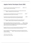 Appian Senior Developer Exam 2025