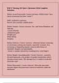 HACC Nursing 241 Quiz 1 Questions With Complete Solutions
