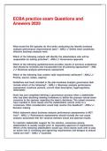 ECBA practice exam Questions and Answers 2025&period;