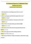 PA Emission Certification Test 2025  Questions and Answers Latest 2025&sol;2026 COMPLETE FREQUENTLY MOST TESTED QUESTIONS WITH COMPLETE SOLUTION &sol;GET IT 100&percnt; ACCURATE&excl;&lpar;Graded A&plus;&rpar;