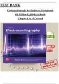 Test Bank - Electrocardiography for Healthcare Professionals 6th Edition by Kathryn Booth &lpar;All Chapters 1 to 15 Covered&rpar; - Pdf