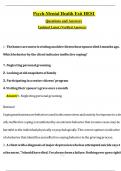 Psych-Mental Health Exit HESI - Saunders 2025 Questions with Correct Answers &vert; Verified &vert; Updated 2025 &sol; 2026 GET IT 100&percnt; ACCURATE&excl;&lpar;Graded A&plus;&rpar;
