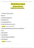 PTCB FINAL EXAM 2025 Exam Review Latest 2025&sol;2026  COMPLETE FREQUENTLY MOST TESTED QUESTIONS WITH COMPLETE SOLUTION &sol;GET IT 100&percnt; ACCURATE&excl;&lpar;Graded A&plus;&rpar;