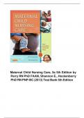 Test Bank For Maternal Child Nursing Care&comma; 5th Edition by &comma; Shannon E&period;&comma; Hockenberry&vert;&vert;ISBN NO&colon;10&comma;0323096107&vert;&vert;ISBN NO&colon;13&comma;978-0323096102&vert;&vert;All Chapters&vert;&vert;A&plus;&comma; Guide&period;