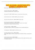 NUR 160 EXAM 3 QUESTIONS WITH CORRECT ANSWERS 2025