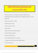 HKIN 222 Exam Questions and Answers 100&percnt; Pass