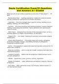 Doula Certification Exam&vert;35 Questions and Answers A&plus; Graded