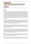 CHAPTER 1 The Financial Reporting Environment Solutions 2024 to 2025 Grade A&plus;