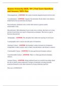 Queens University GEOL 104 &vert; Final Exam Questions  and Answers 100&percnt; Pass