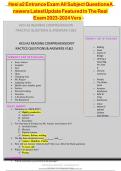 Hesi a2 entrance exam all section questions answers latest update 92 featured in the real exam removed