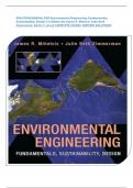 SOLUTION MANUAL FOR Environmental Engineering&colon; Fundamentals&comma; Sustainability&comma; Design 1st Edition By James R&period; Mihelcic Julie Beth Zimmerman&comma; Martin T&period; Auer&vert;&vert; COMPLETE GUIDE&vert;&vert; VERIFEID SOLUTIONS