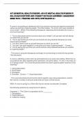 Ati rn mental health nursing