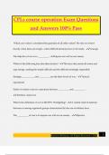 CPLs course operation Exam Questions and Answers 100&percnt; Pass