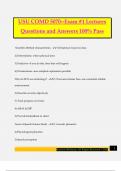 USU COMD 5070--Exam &num;1 Lectures Questions and Answers 100&percnt; Pass
