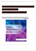 TEST BANK For -Lewis Medical Surgical Nursing&comma; 12th Edition by Mariann M&period; Harding &comma; Verified Chapters 1 - 69&comma; Complete Newest Version &vert;complete guide &vert; latest update2025&vert;26 100&percnt; PASS  &lpar;ALL THE B EST FROM NURSINGPIECES&rpar;