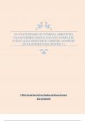 PA STATE BOARD OF FUNERAL DIRECTORS EXAM JURISPRUDENCE 2024&sol;2025 COMPLETE STUDY QUESTIONS WITH VERIFIED ANSWERS GUARANTEED PASS &vert; RATED A&plus;