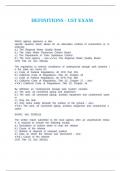 &Tab;DEFINITIONS - UST EXAM