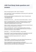 LNG Final Study Guide questions and answers&period;
