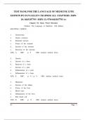 Test Bank - The Language of Medicine 13th Edition &lpar;Davi-Ellen Chabner&rpar;&comma; Chapter 1 - 22 > Download as a PDF <