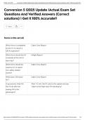 Conversion 5 &vert;2025 Update &vert;Actual Exam Set Questions And Verified Answers &lpar;Correct solutions&rpar; &vert; Get It 100&percnt; Accurate&excl;&excl;