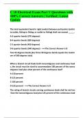 C 10 Electrical Exam Part V Questions with 100&percnt; Correct Answers &vert; Verified &vert; Latest Update