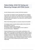Patient Safety IHI QI 103 Testing and Measuring Changes with PDSA answers&period;