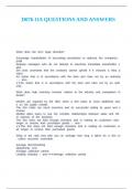 D076 OA QUESTIONS AND ANSWERS&period;